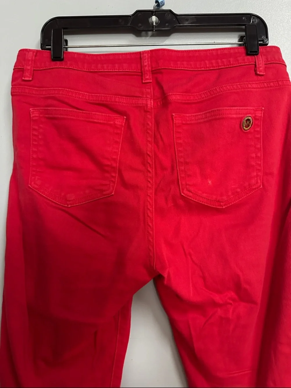 Michael Kors Red Cropped Ankle Jeans - Picture 3 of 6
